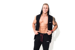 Mutaria Zip Sleeveless Hoodie Black – Bild 3