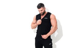 Mutaria Zip Sleeveless Hoodie Black – Bild 5