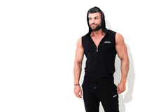 Mutaria Zip Sleeveless Hoodie Black – Bild 6