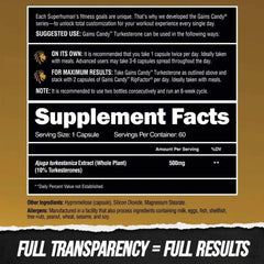 Alpha Lion Alpha GAINS CANDY™ Turkesterone 60 caps (MHD-Ausverkauf) – Bild 2