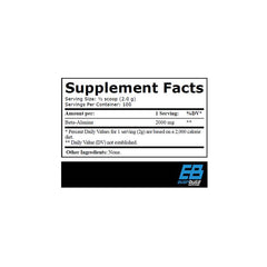EVERBUILD Beta-Alanine 2000 / 200g – Bild 2