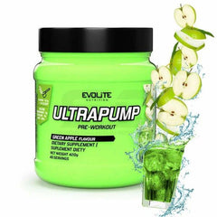 Evolite Ultrapump Pre-Workout-Booster, 420g Green Apple – Bild 12