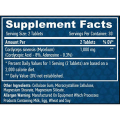Haya Labs Cordyceps 500mg / 60 vcaps – Bild 2