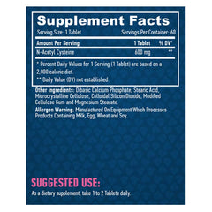 HAYA LABS N-Acetyl-L-Cysteine 60 tabs – Ansicht 2 – Bild 2