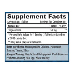 Haya Labs Pregnenolone 50mg / 60 tabs – Bild 2