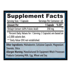 Haya Labs Shilajit 250mg / 60 vcaps – Bild 2