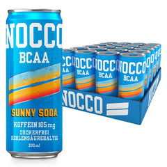 Nocco BCAA Drink 24 x 330ml Dose Sunny Soda – Bild 21