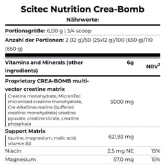Scitec Nutrition Crea-Bomb – Bild 2
