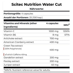 Scitec Nutrition Water Cut 100 Caps – Bild 2
